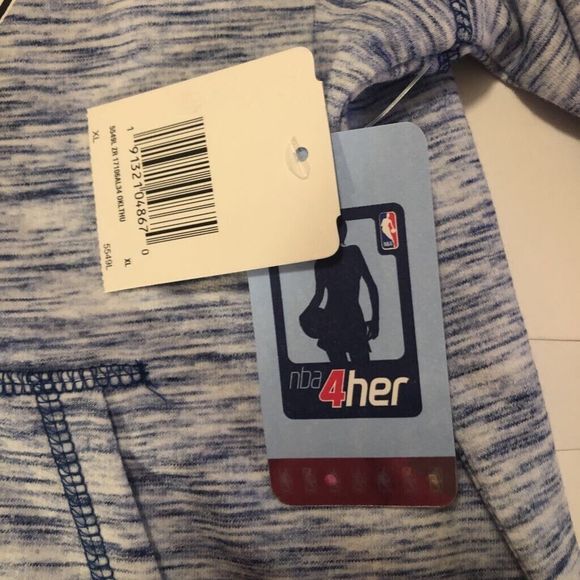 Oklahoma City Thunder NBA Womens Hoodie 5th & Ocean By New Era Multicolor XL New - Picture 7 of 9